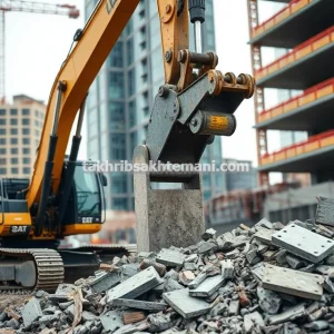 خرابکار و تخریب ساختمان در تهران