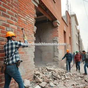 قیمت هر متر تخریب ساختمان در تهران
