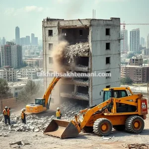 پیمانکار تخریب ساختمان در تهران