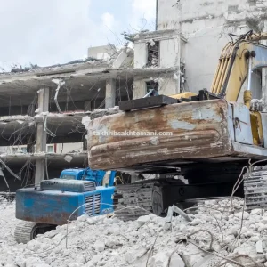 تخریب ساختمان و سوله در تهران